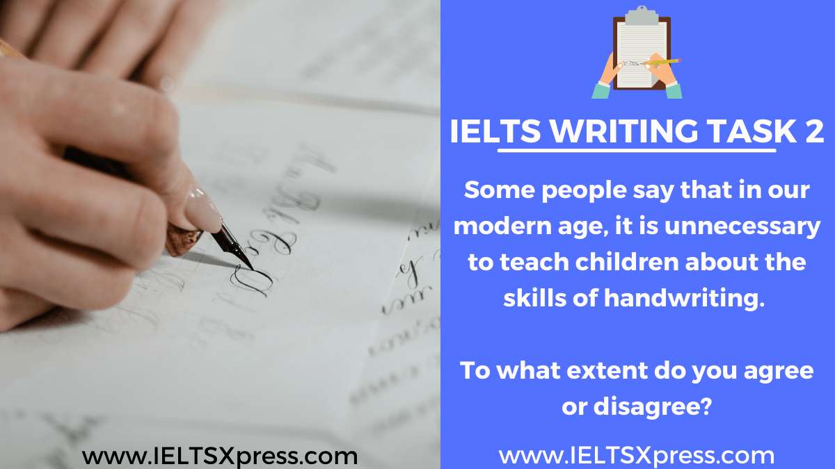 handwriting related ielts essay